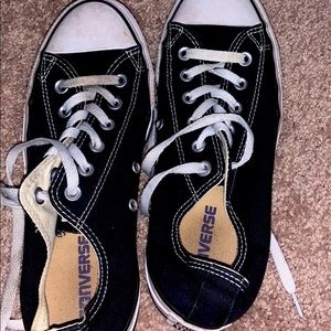 Black and white converse